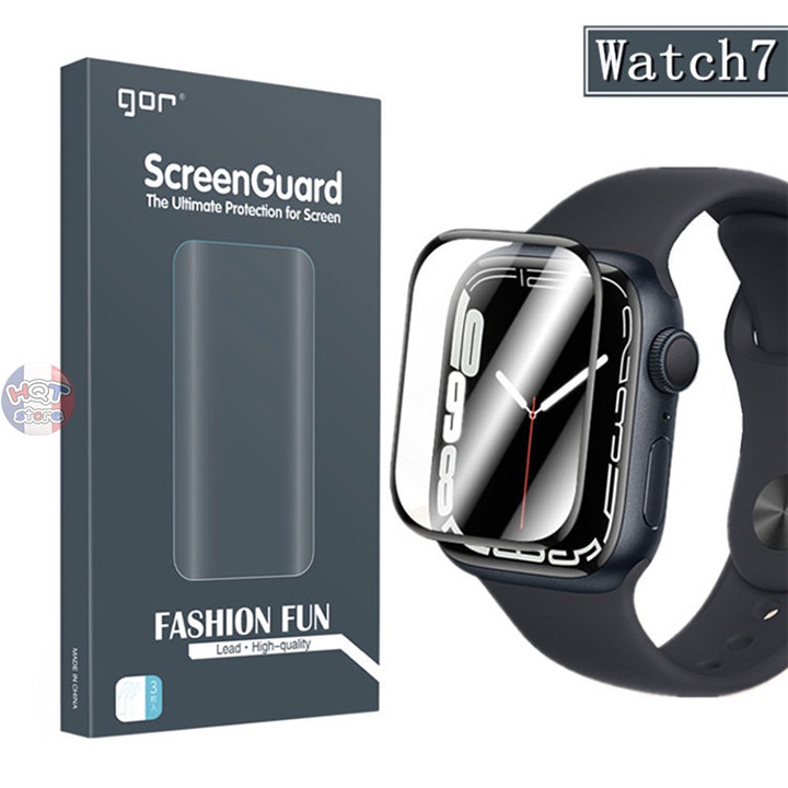 Dán dẻo trong suốt Gor 6H Crystal Film full màn hình Ap Watch Series 7