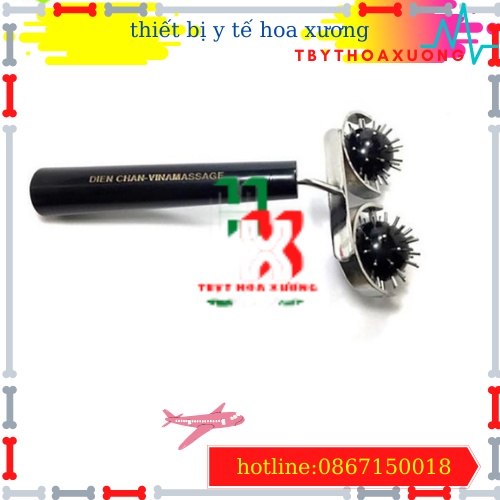 [Hàng Chính Hãng Diện Chẩn Bùi Quốc Châu] Cầu Đinh Đôi Lớn Cán Dài-Dụng cụ diện chẩn