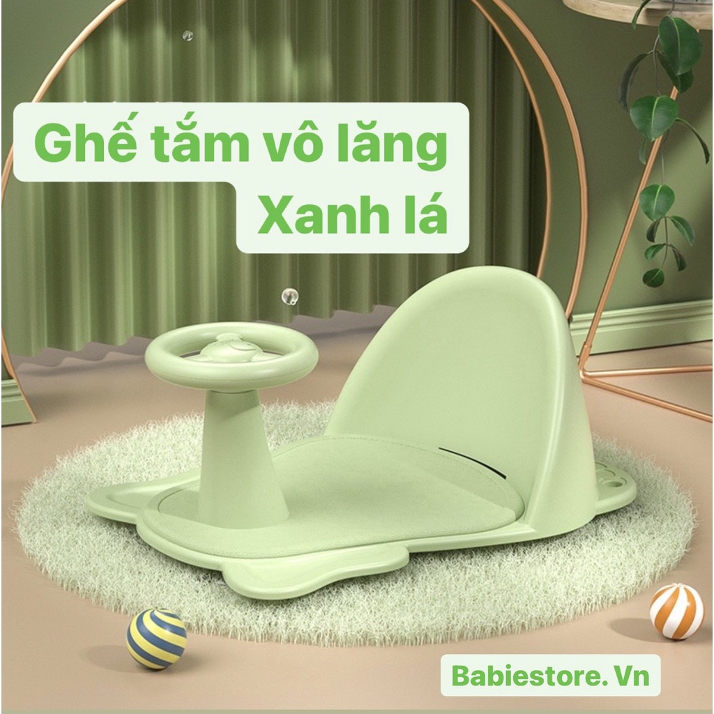 GHẾ NGỒI TẮM CHO BÉ CÓ VÔ LĂNG CHO BÉ VUI CHƠI CHỐNG TRƯỢT AN TOÀN