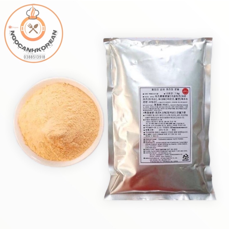 1kg Bột Phô Mai Loại Ngon Nhất Cao Cấp Ottogi Lắc Khoai Tây Bánh Gạo