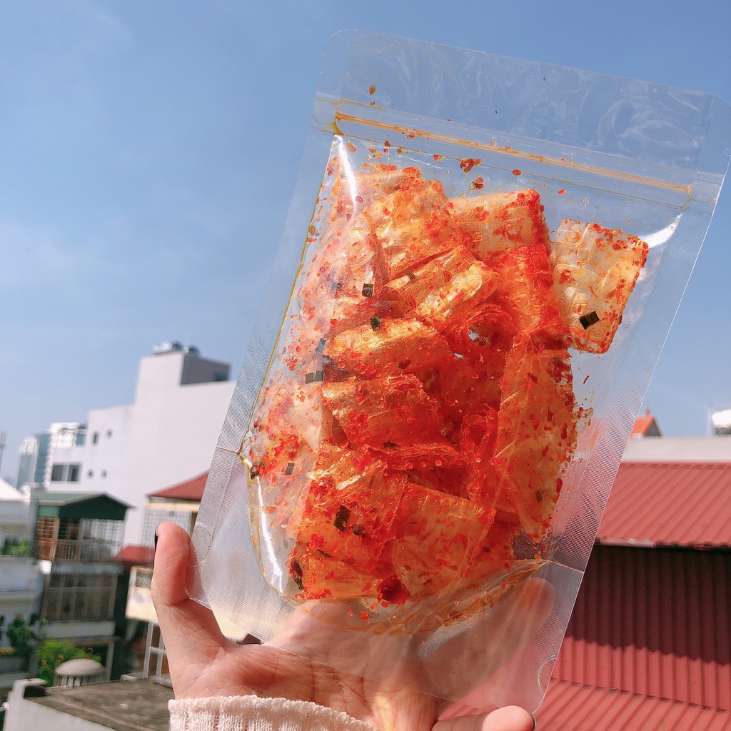 Bánh Tráng Cuộn UNIN Bánh Tráng Trộn Tẩm Ngũ Vị Cực Kì Đậm Thơm Cay - Ăn Vặt BT03