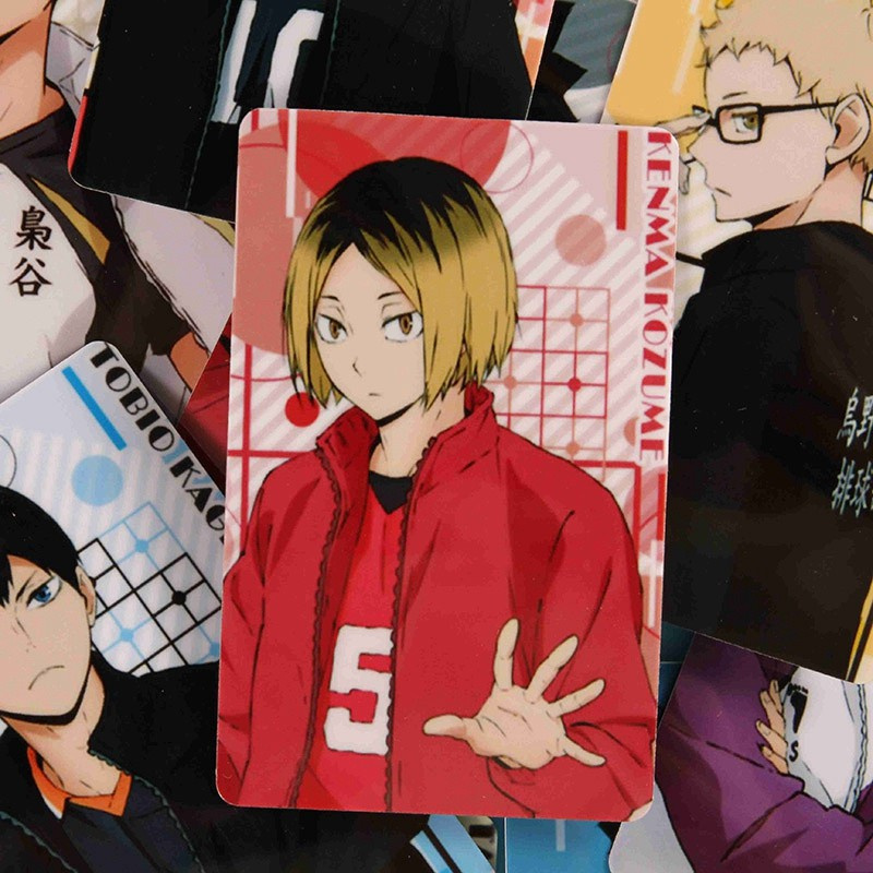 Bộ thẻ in hình nhân vật hoạt hình Anime Haikyuu! Hinata Shoyo cho học sinh