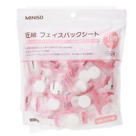 Lẻ 1 viên mặt nạ nén Miniso