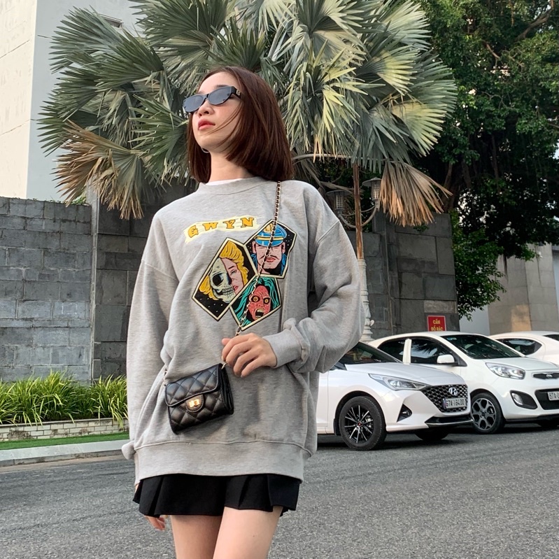 Túi đeo chéo nữ ô trám thời trang khoá xoay Trendy Bibi