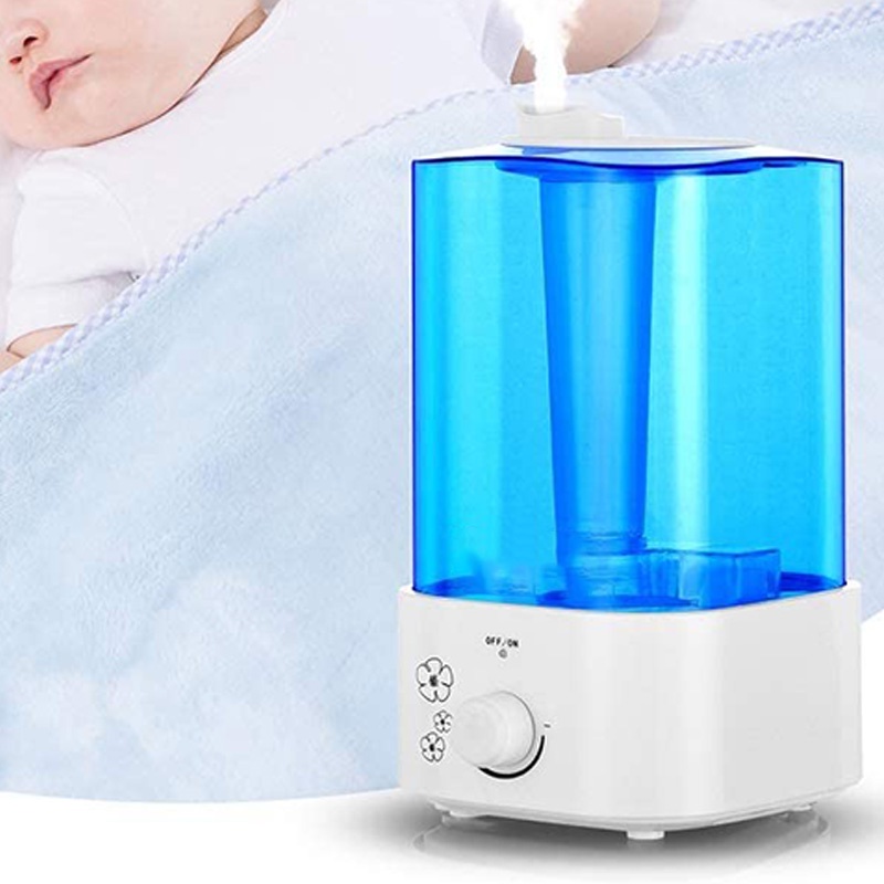 Máy Phun Sương Tạo Độ Ẩm Không Khí 2 Lít Phù Hợp Với Phòng Ngủ / Phòng Khách Phích Cắm US