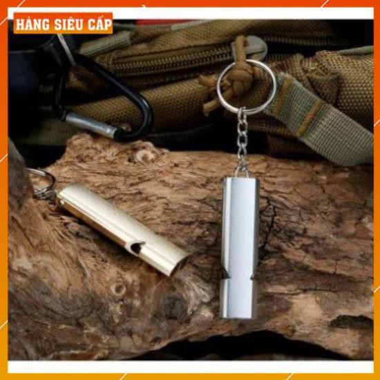 [FreeShip – hàng Auth]  Còi Đa Năng - Còi Sinh Tồn Ống Kép Móc Khóa Kim Loại | BigBuy360 - bigbuy360.vn