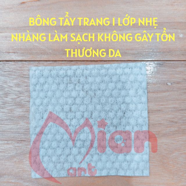 Hộp bông tẩy trang 3 trong 1 320 miếng bông tự nhiên chăm sóc da nhẹ nhàng - MIAN MART