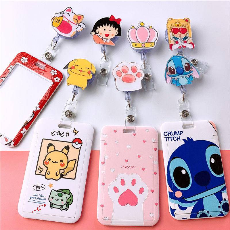 ⭐ iLado ⭐ thẻ đeo bảng tên Dây Đeo dây kính thiên văn Thẻ Học Sinh Bao Đựng Thẻ Dây đeo thẻ tên hoạt hình sinh viên cho nhân viên văn phòng Thẻ đeo bảng tên kèm dây kéo Dây Đeo Thẻ Dọc Cho Sinh Viên -Học Sinh Nguồn cung cấp Văn phòng Văn phòng phẩm