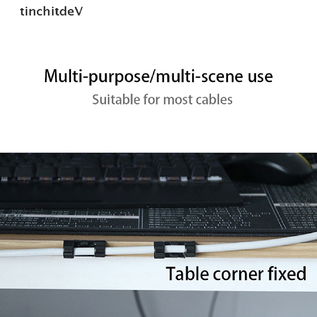 Bộ 20 Kẹp Cố Định Dây Cáp Gọn Gàng Tiện Dụng