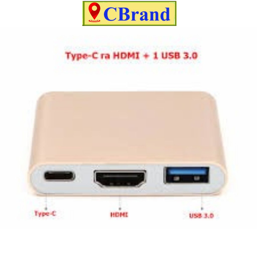 Cáp Chuyển Đổi⚡️Cáp Chuyển Type C ra HDMI-USB 3.0 - TYPE C⚡️Hàng Xịn⚡️C.Brand
