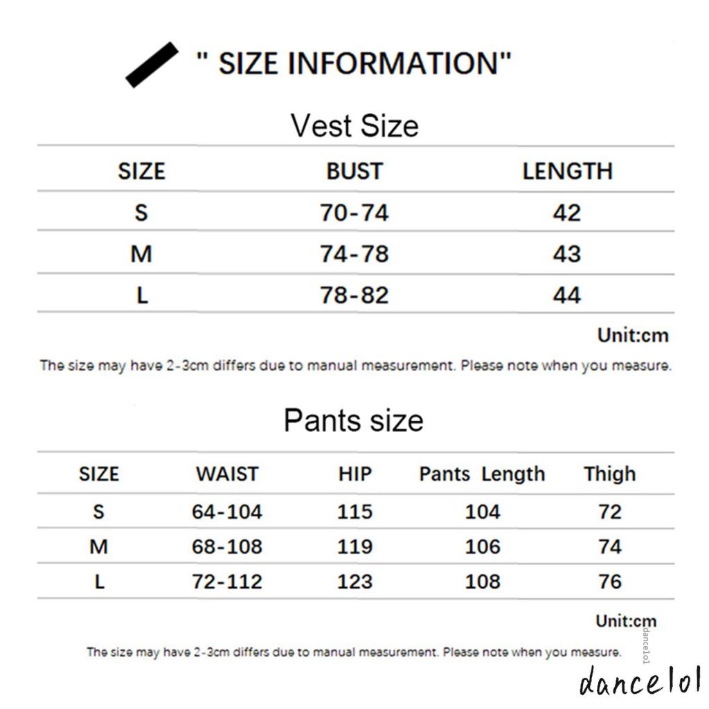 Set Áo Ba Lỗ / Quần Short Lưng Thấp Rút Dây Harajuku dance1o1-Y2K