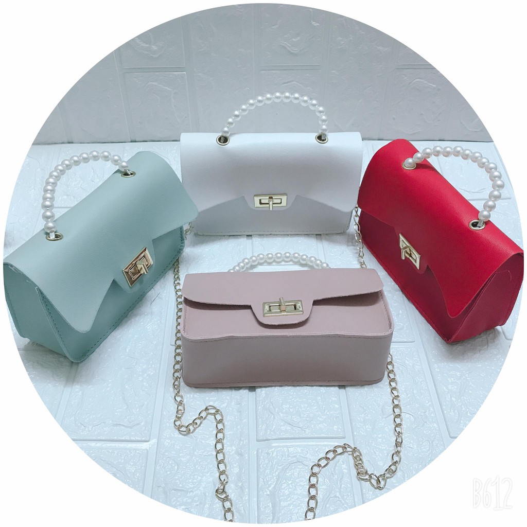 ❤️TÚI CHO BÉ ❤️Túi Sách Super Mini Quai Ngọc Siêu Xinh Cho Bé Yêu