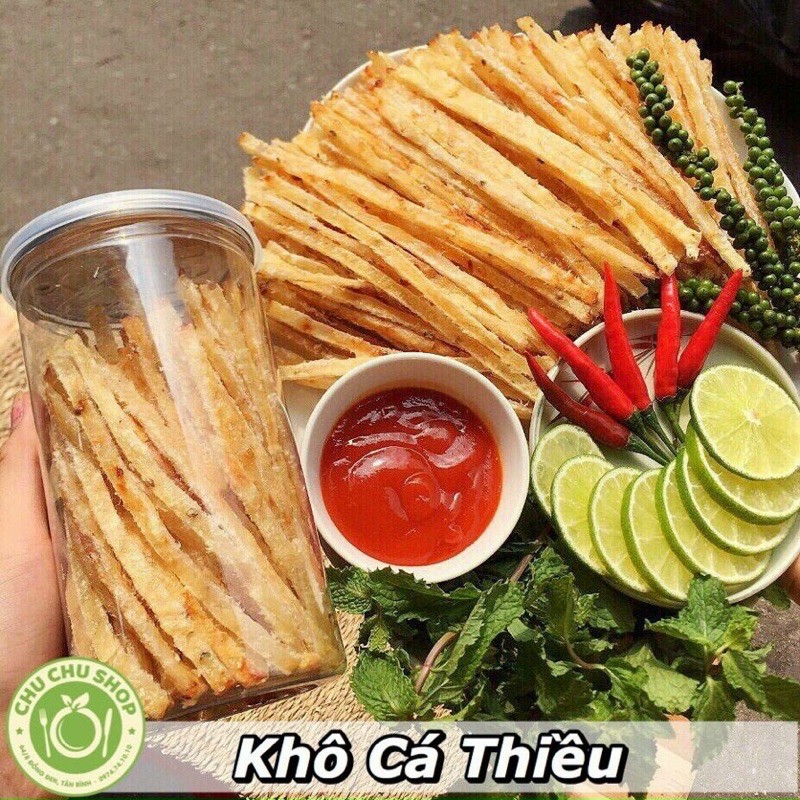 HỦ 250gr KHÔ CÁ THIỀU TẨM VỊ CẮT SỢI