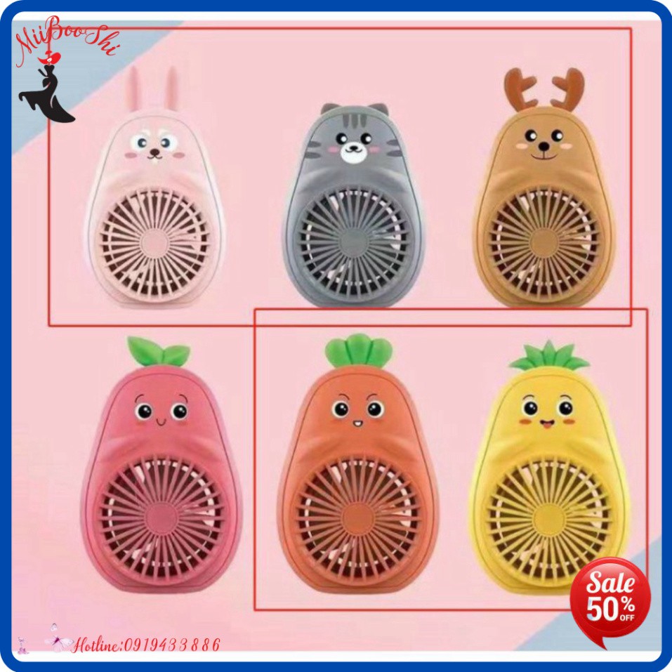 Quạt móc khóa mini tiện lợi,nhỏ gọn siêu mạnh
