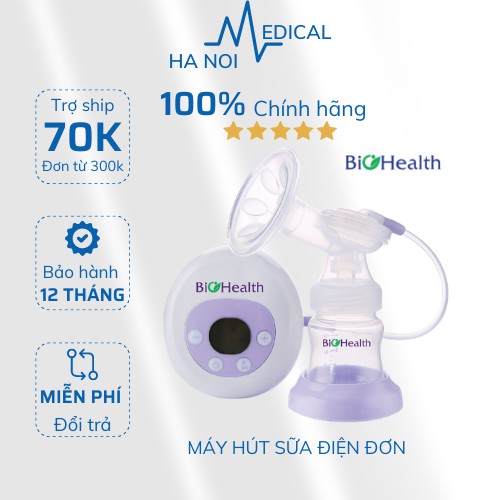 Máy hút sữa điện 1 bình Biohealth THÔNG MINH TIỆN LỢI - thương hiệu ÚC [CHÍNH HÃNG]