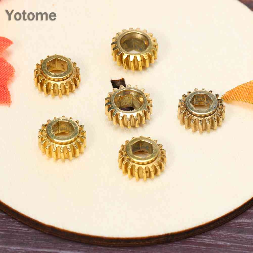 Bộ 6 Bánh Răng Điều Chỉnh Lỗ Lục Giác 1 / 18 Cho Đàn Guitar