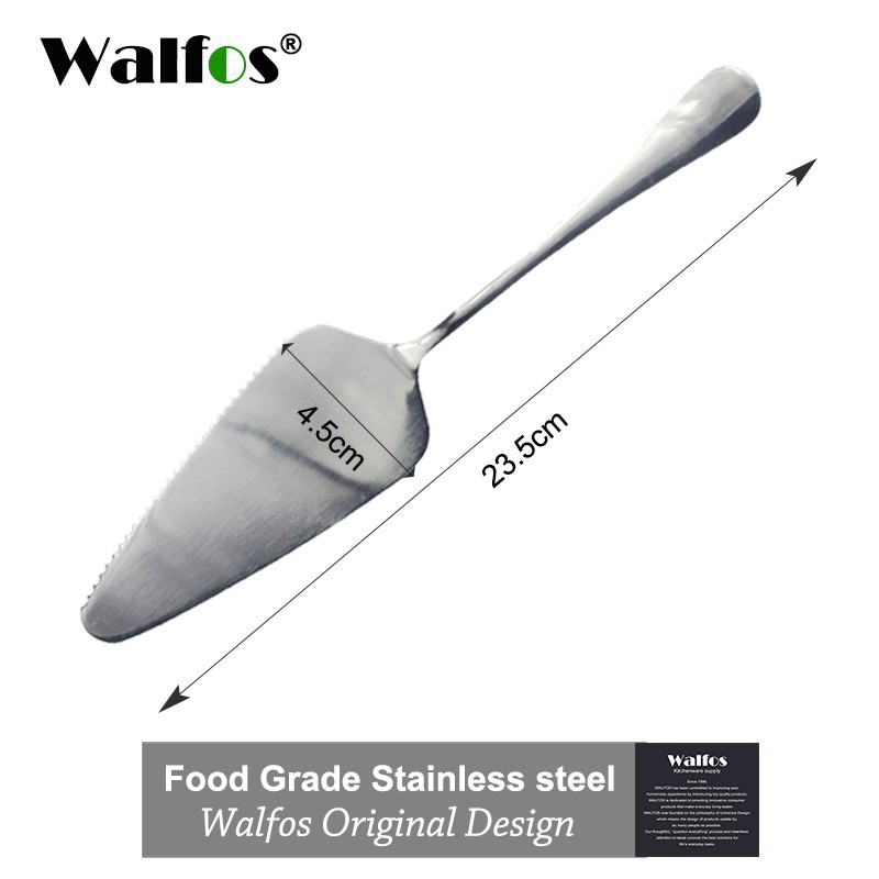 Dao Cắt Bánh Walfos Có Thể Dùng Quết Kem / Bơ Bằng Thép Không Gỉ