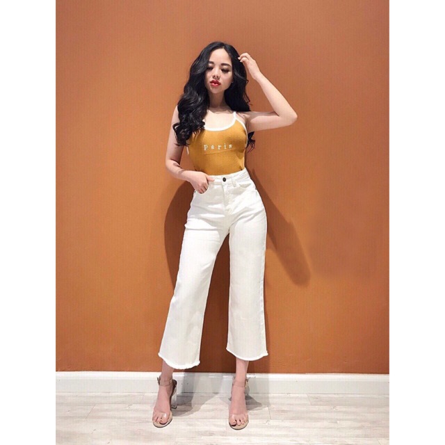 Quần Jeans Nữ Co Giãn Cao Cấp OHS3047