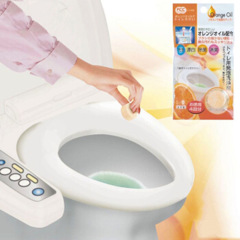 Set 4 Viên vệ sinh bồn cầu ROCKET Nhật Bản tẩy sạch các lỗ bồn cầu tốt nhất hiện nay
