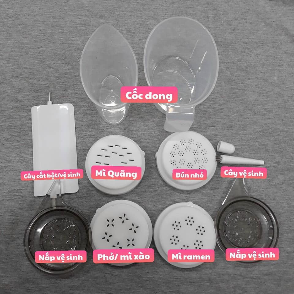 Máy làm mì bún phở - máy làm mỳ tại nhà 4 đầu ra Philips HR2355