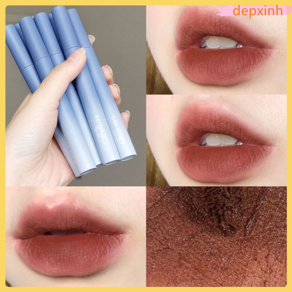 Son kem lì Cappuviini lâu trôi mềm mượt không gây khô môi Chống Nước Lâu Phai