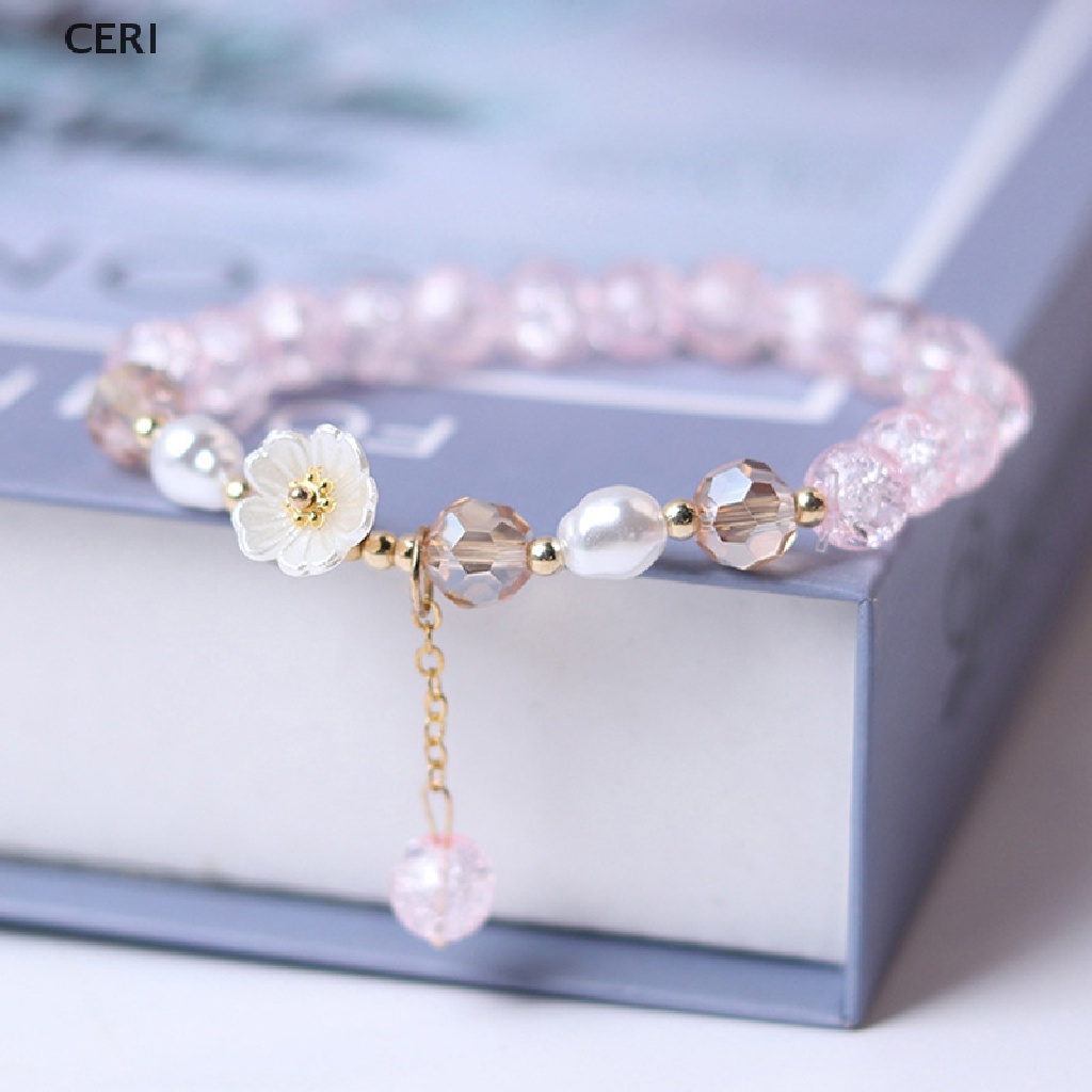 Vòng Đeo Tay Co Giãn Xâu Hạt Nhiều Màu Đính Hoa Vỏ Sò Phong Cách Bohemian Thời Trang Cho Nữ