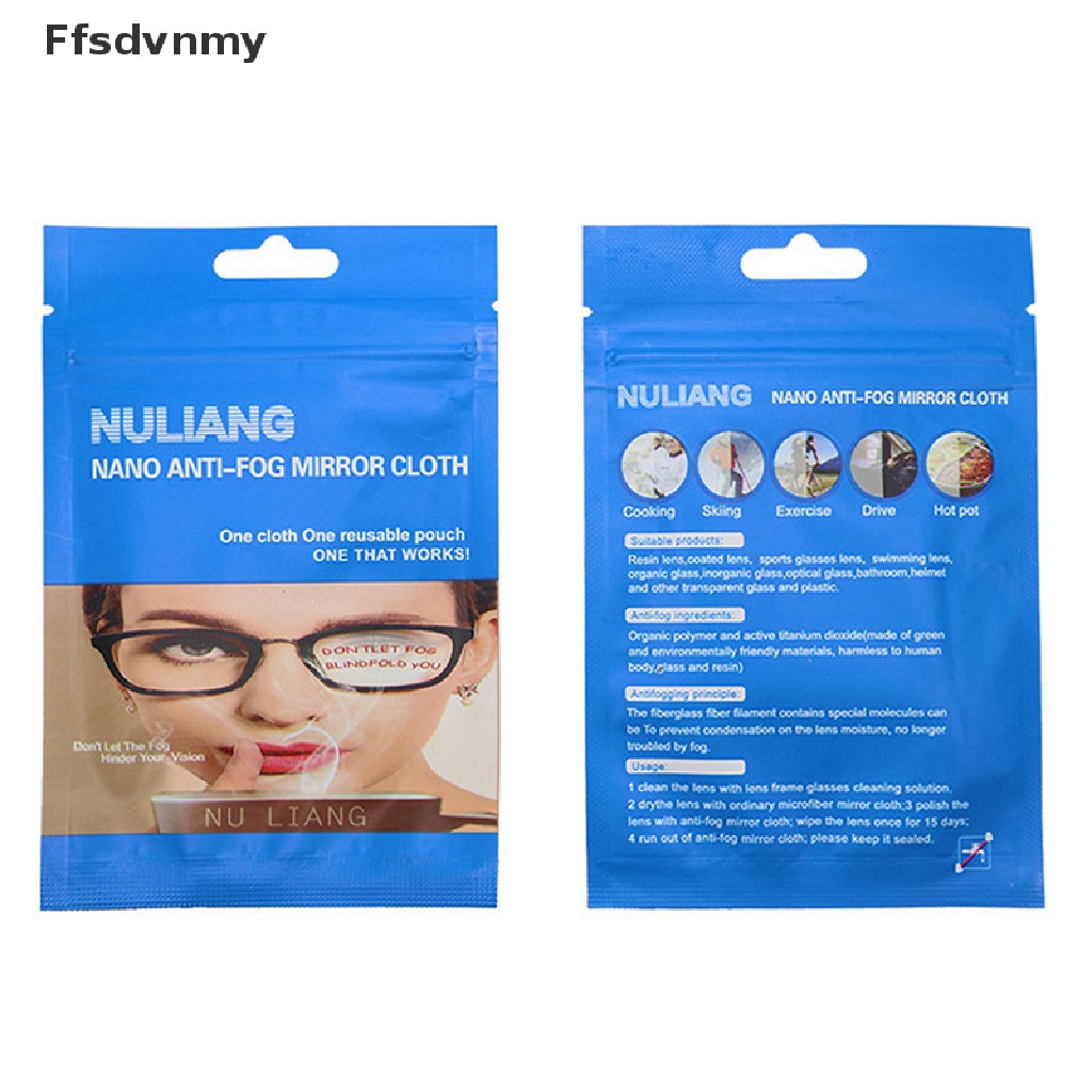 Khăn lau tròng kính chống sương mù có thể tái sử dụng tiện lợi
