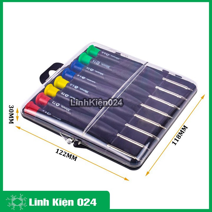 Bộ Tô Vít 7 Màu Sửa Điện Thoại 8 Chi Tiết
