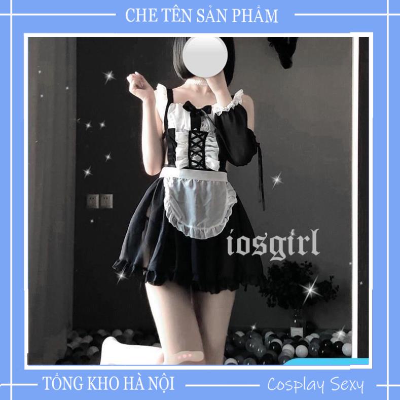 Váy Ngủ Cosplay Hầu Gái  Siêu Cấp - HG1925 - Bộ Đồ Ngủ Cosplay Sexy Cô Giúp Việc Gợi Cảm Đủ Món | BigBuy360 - bigbuy360.vn