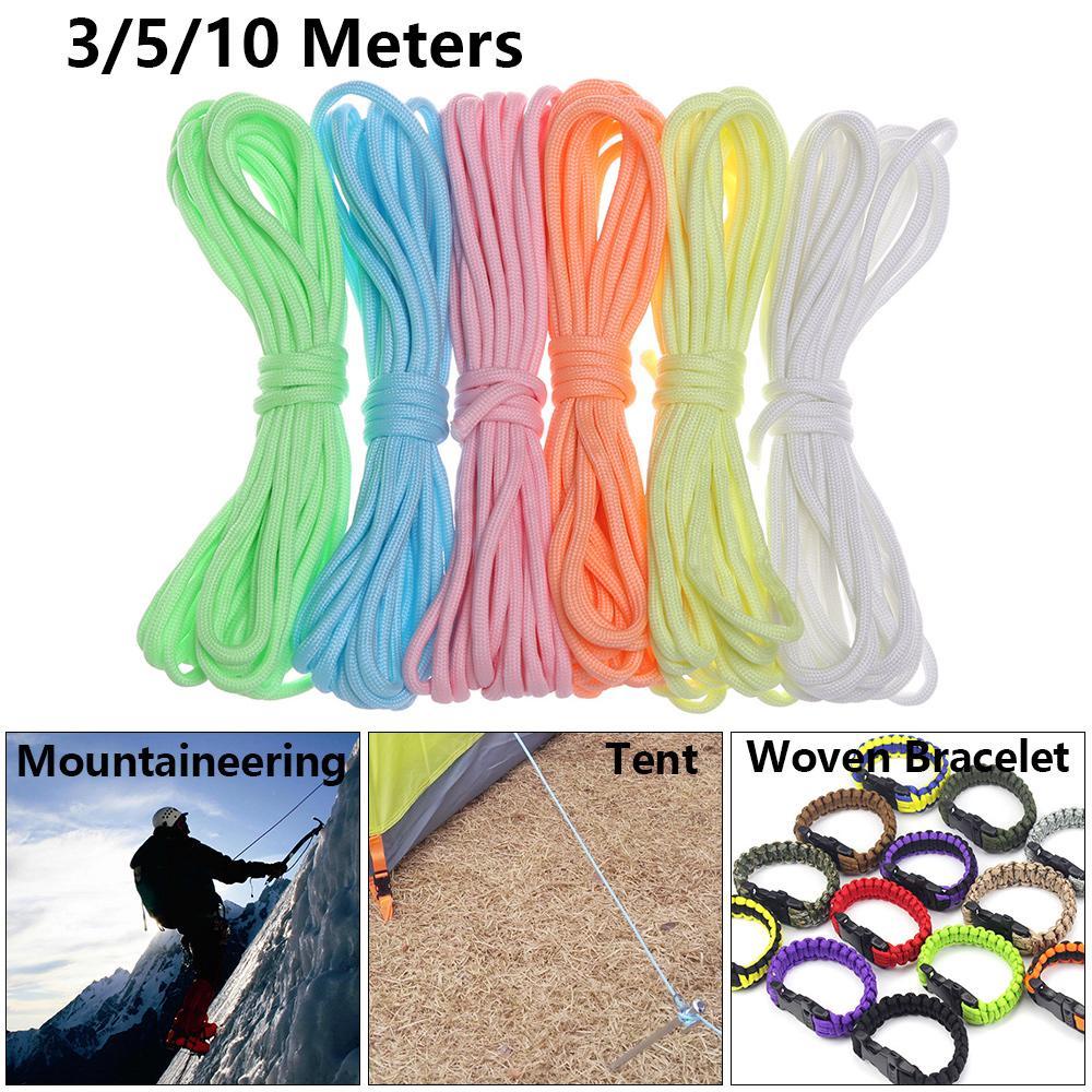 SUYO Dây Paracord Cao Cấp 3 / 5 / 10M 7 Lõi Phát Sáng