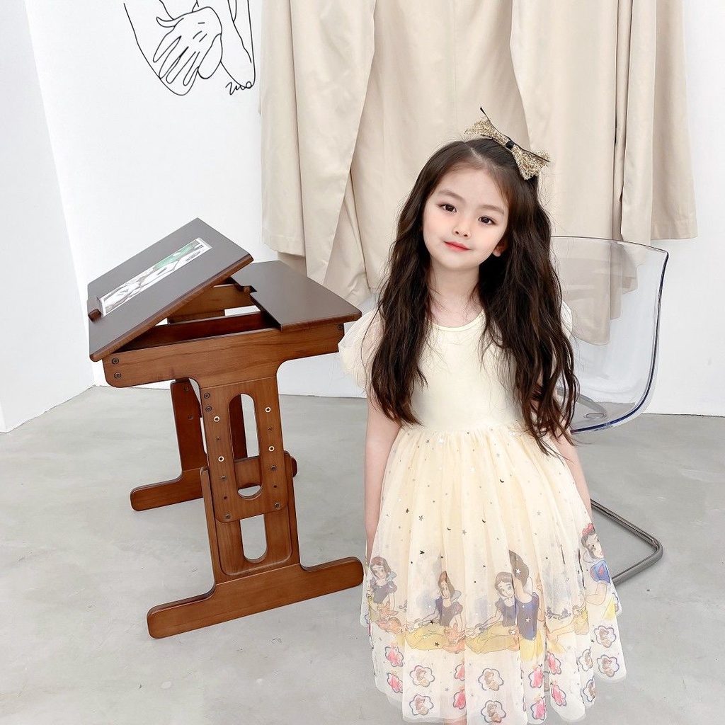 Áo đầm elsa bé gái 10 tuổi  ☑️ Quần áo cho bé mập 9 tuổi, bé gái lớn 20kg 25kg 30kg 35kg 40kg