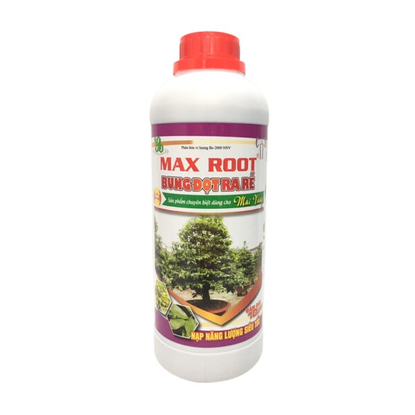 PHÂN BÓN MAX ROOT CHAI 1LÍT CHO MAI VÀNG BUNG ĐỌT RA RỄ CHUYÊN MAI VÀNG   - BUNG TƯỢC ĐẺ NHÁNH NHANH, XANH LÁ, DÀY LÁ