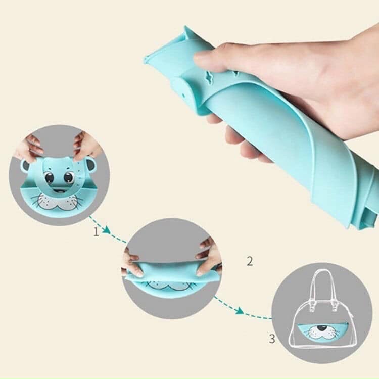 YẾM ĂN DẶM SILICON HÌNH THÚ SIÊU DỄ THƯƠNG CÓ MÁNG