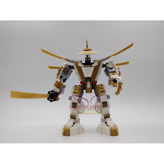 Có sẵn Lắp Ráp Lari 11492 Golden Mech Chiến giáp hoàng kim Ninjago 517pcs