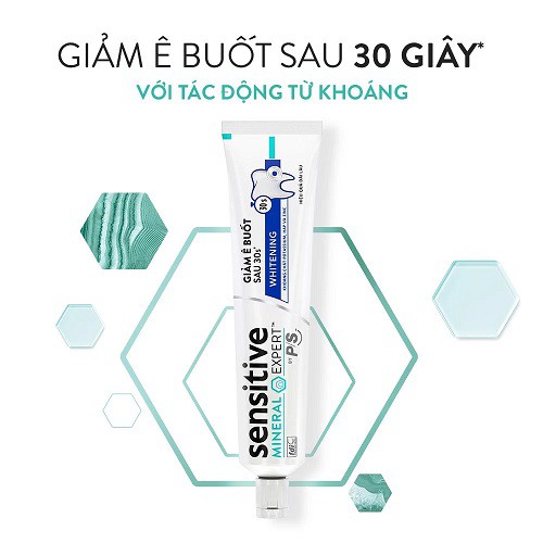 Kem Đánh Răng Giảm Ê Buốt Sensitive Expert by P/S Whitening Trắng Răng 100g