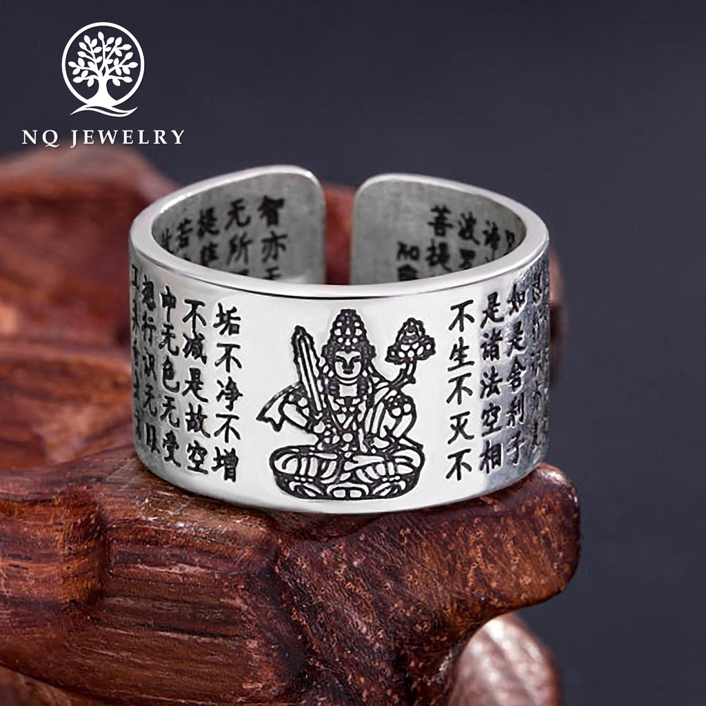 Nhẫn phật bản mệnh hộ mệnh phong thủy 12 con giáp - NQ Jewelry