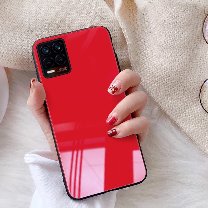 Ốp Lưng REALME 8 , REALME 8 PRO Mặt kính gương sáng bóng cao cấp