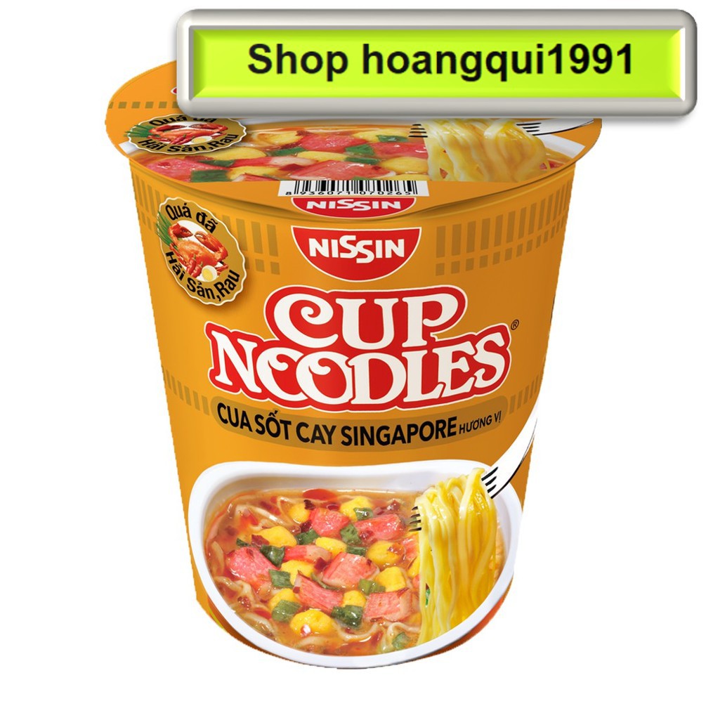 Mì ly Nissin các loại Nhật Bản 67g (đủ 4 vị best seller)
