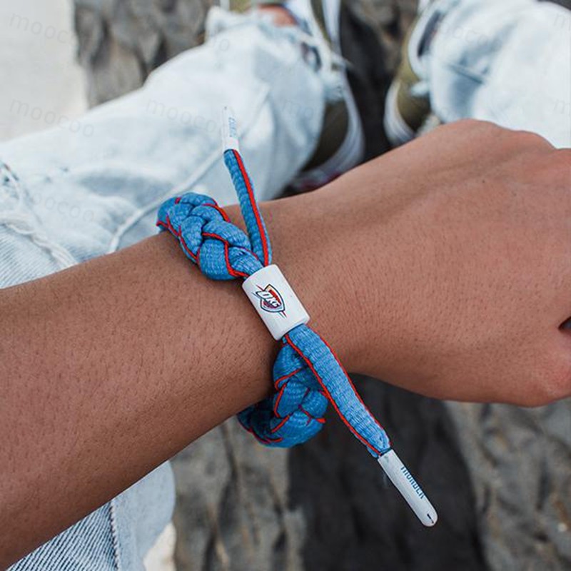 Vòng tay dây bện thời trang hiệu Rastaclat Men 's NBA