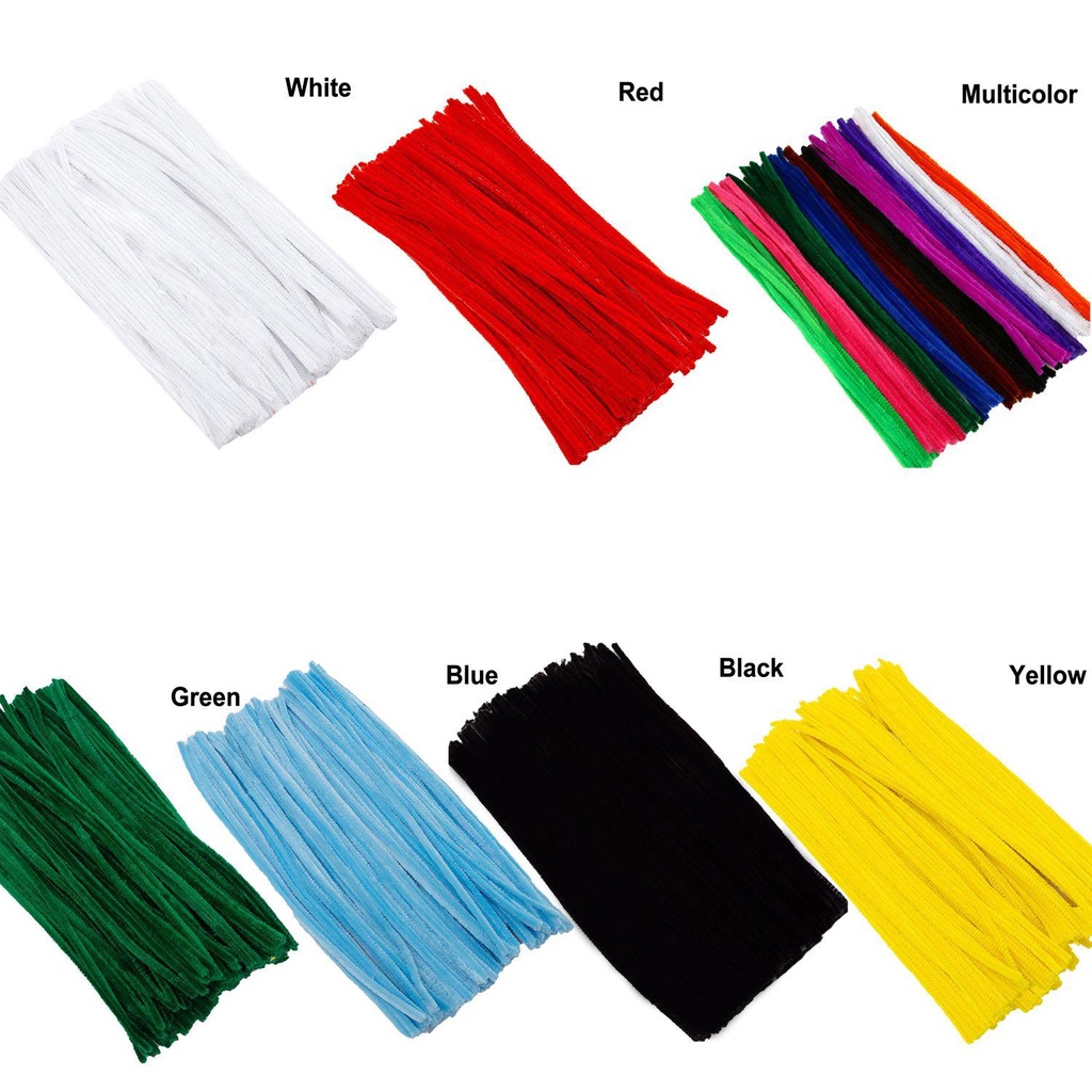 Gậy Kim Tuyến Chenille Thân Torsion Có Dây Mới