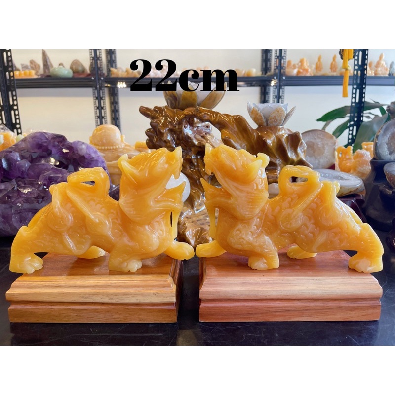 Cặp Tỳ Hưu Cánh Tiên Đá Ngọc Hoàng Long Phong Thuỷ