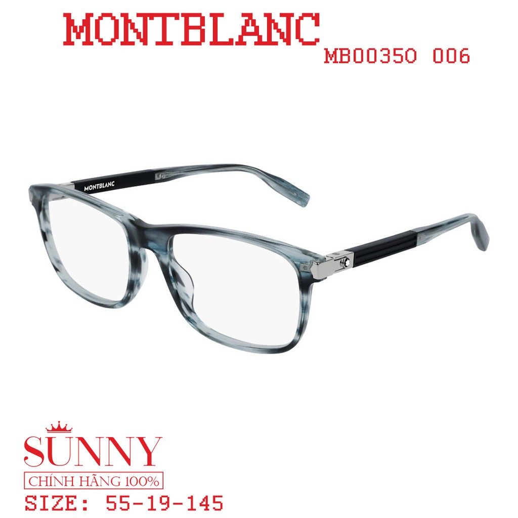 Gọng kính Montblanc MB0035O chính hãng, bảo hành toàn quốc
