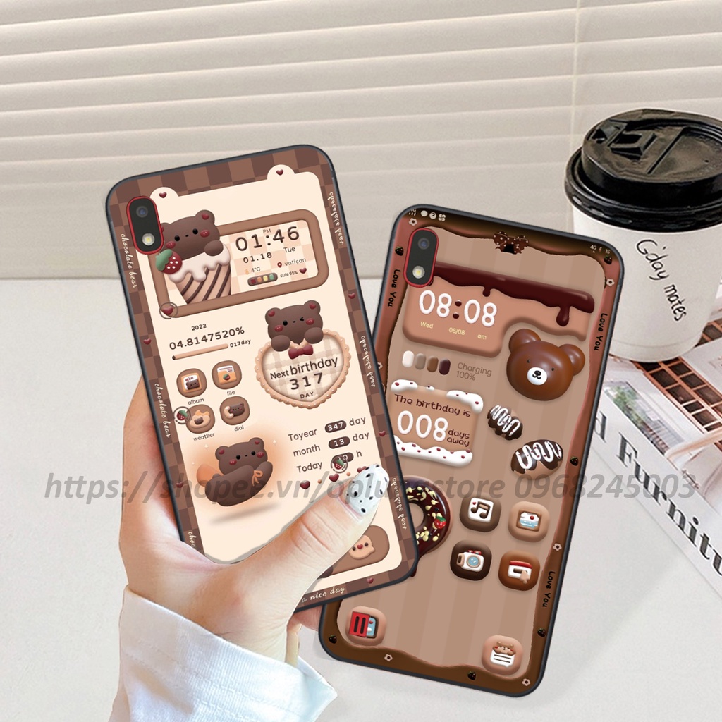 Ốp lưng samsung A10/ M10 in hình 3D gấu,thỏ cute dễ thương.