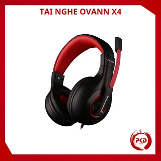 Tai nghe ovann x4 hỗ trợ chơi game - phụ kiện đỏ