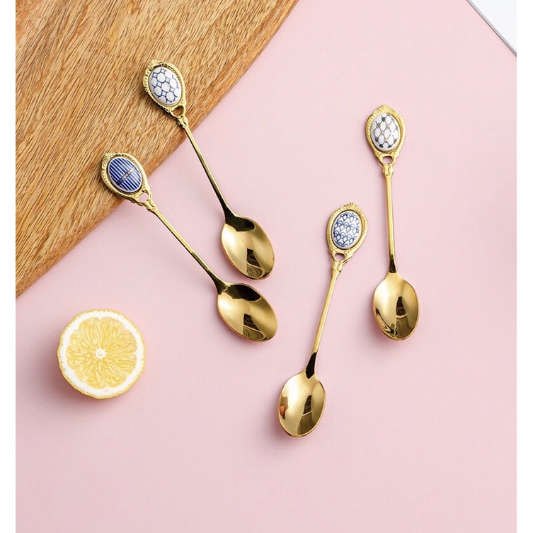 Dụng cụ pha trà chiều, cafe - tea spoon sang chảnh đẳng cấp