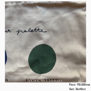 Túi tote “Colour Palette”.