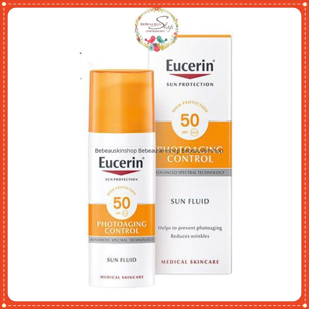 Kem chống nắng kiểm soát dầu Eucerin Sun Gel-Creme Oil Control Dry Touch SPF 50+ - Eucerin