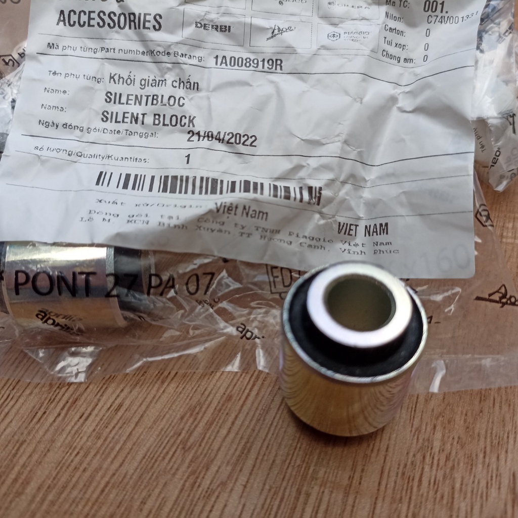 Bạc treo máy, cao su treo máy xe vespa và piaggio