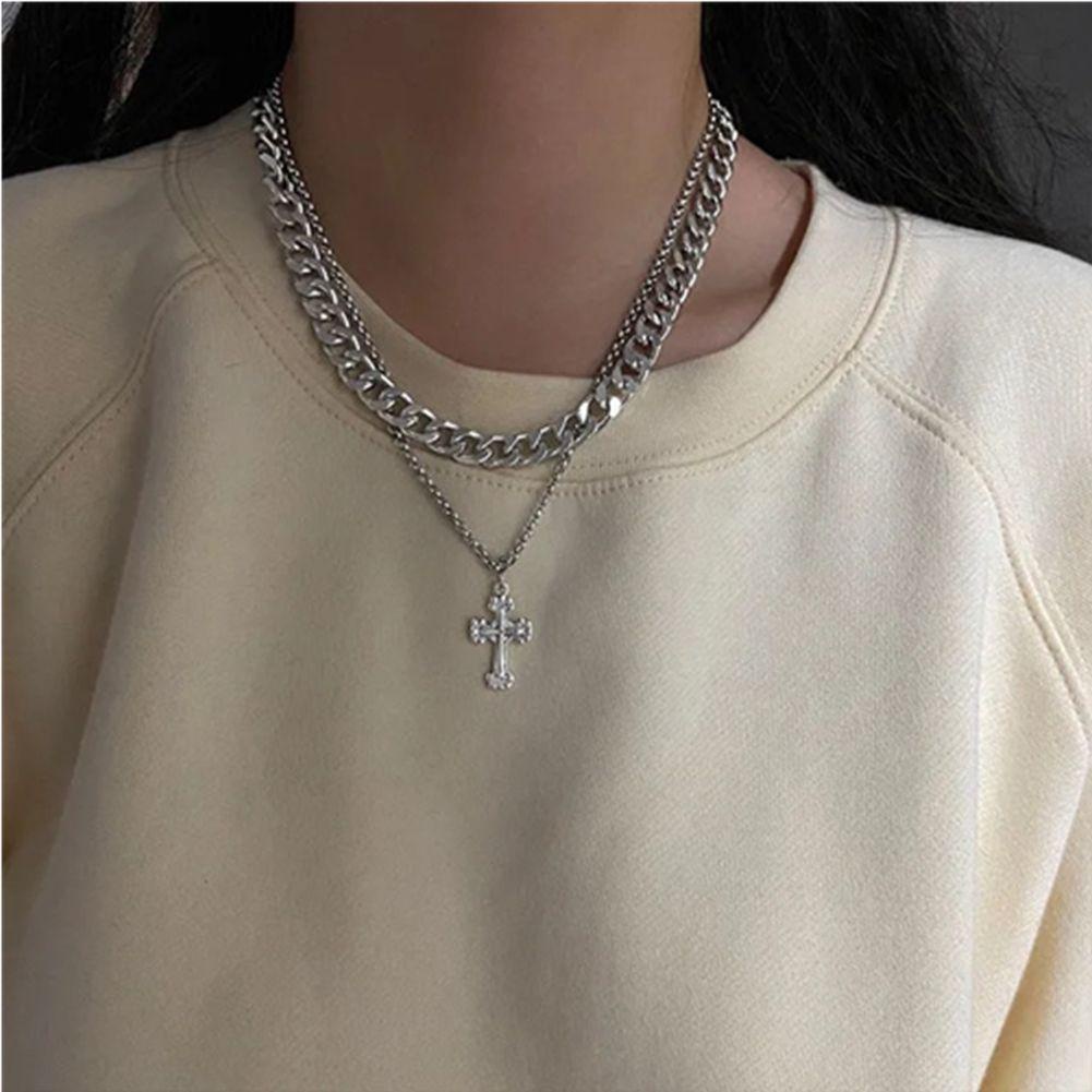 Vòng Cổ Choker Mặt Thánh Giá Thời Trang