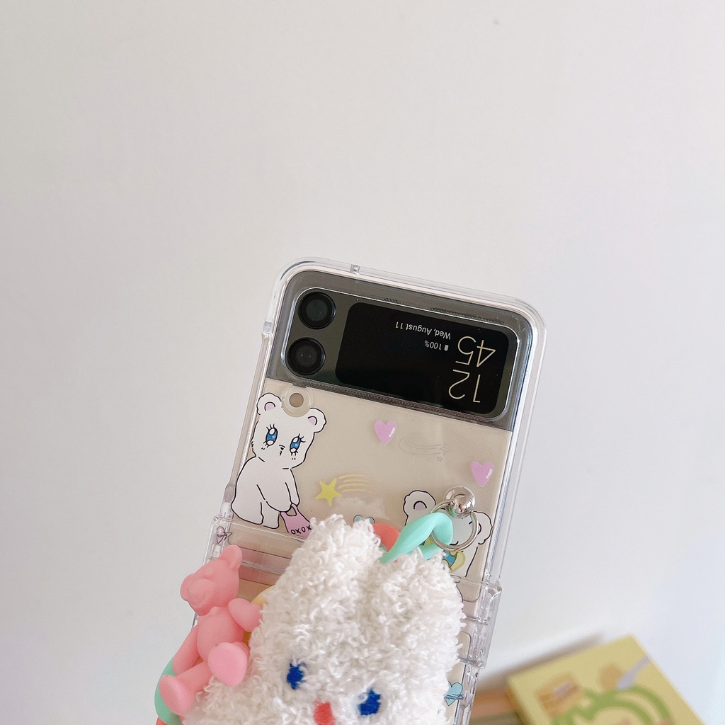 Ốp Điện Thoại PC Cứng Chống Sốc Họa Tiết Hoạt Hình Cho Samsung Galaxy Z Flip 4 5G